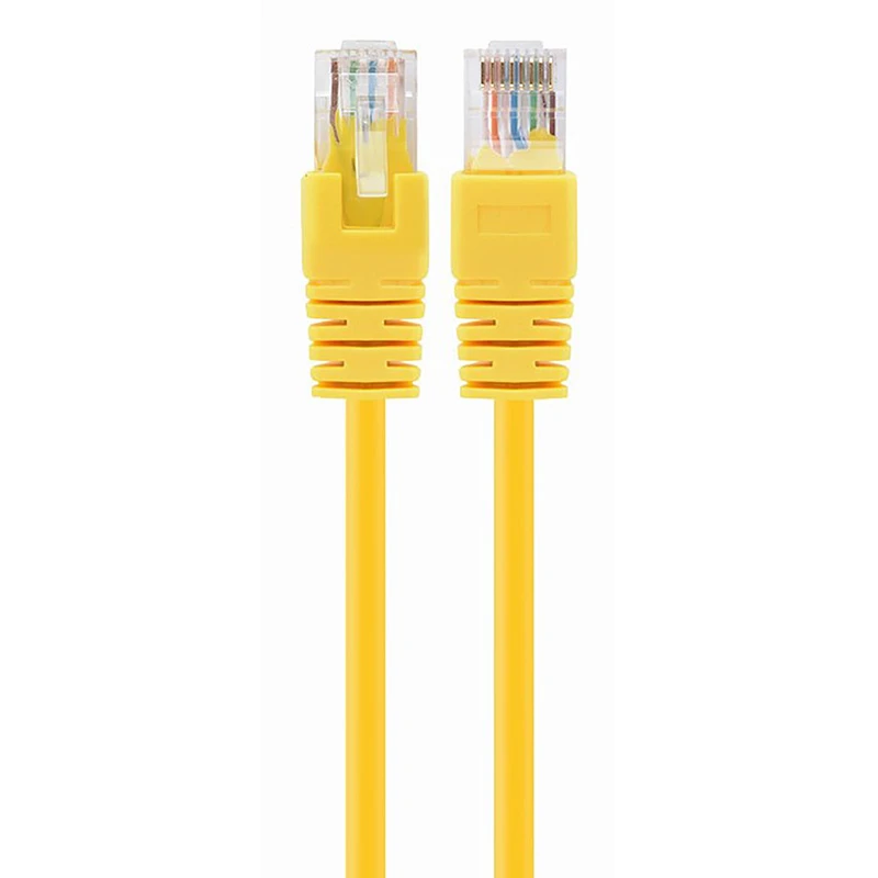 Патч-корд cablexpert pp12-0.5m/y, cat5e utp, 0,5м, жёлтый 5