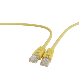 Патч-корд cablexpert pp12-0.5m/y, cat5e utp, 0,5м, жёлтый Thumbnail 3