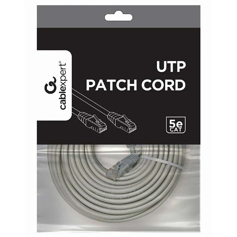 Patch cord cablexpert pp12-15m, cat5e utp, 15m, gri 6