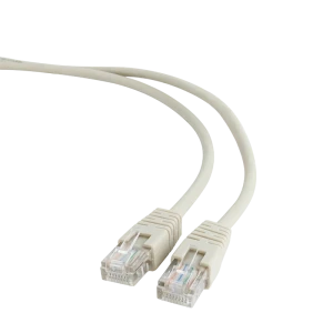 Патч-корд cablexpert pp12-1m, cat5e utp, 1м, серый
