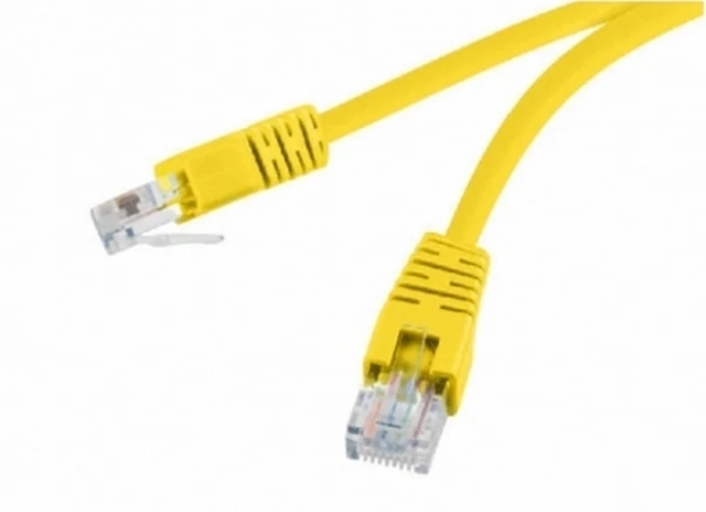 Патч-корд cablexpert pp12-1m/y, cat5e utp, 1м, жёлтый 6