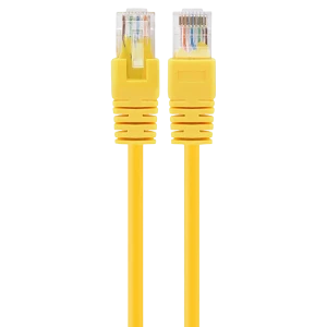 Патч-корд cablexpert pp12-1m/y, cat5e utp, 1м, жёлтый