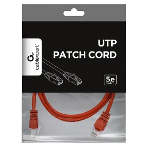 Patch cord cablexpert pp12-2m/r, cat5e utp, 2m, roșu Thumbnail 6