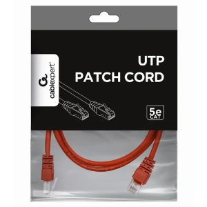 Patch cord cablexpert pp12-2m/r, cat5e utp, 2m, roșu Thumbnail 2