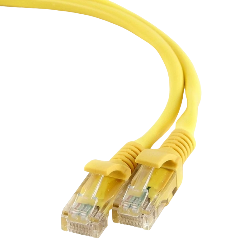 Patch cord cablexpert pp12-2m/y, cat5e utp, 2m, galben 2