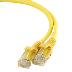 Patch cord cablexpert pp12-2m/y, cat5e utp, 2m, galben Thumbnail 2