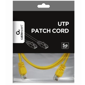 Patch cord cablexpert pp12-2m/y, cat5e utp, 2m, galben Thumbnail 4