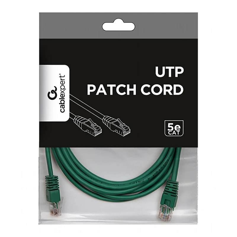 Patch cord cablexpert pp12-3m/g, cat5e utp, 3m, verde 5