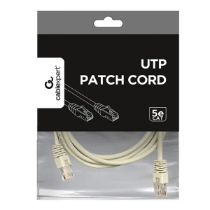 Patch cord cablexpert pp12-3m, cat5e utp, 3m, gri Thumbnail 3