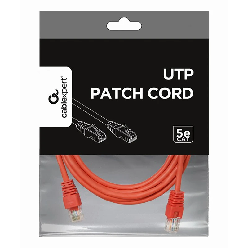Patch cord cablexpert pp12-3m/r, cat5e utp, 3m, roșu 5