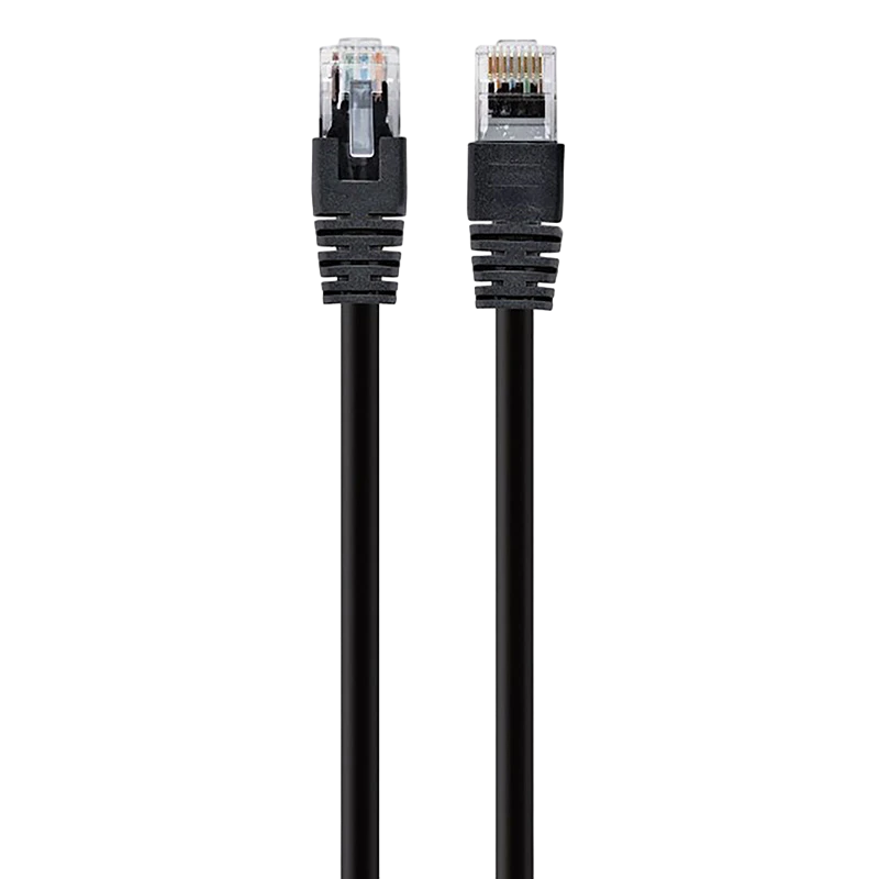 Патч-корд cablexpert pp12-5m/bk, cat5e utp, 5м, чёрный 6