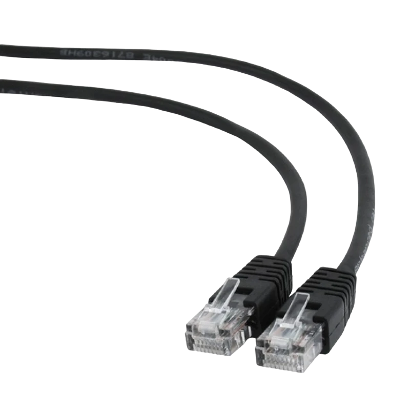 Patch cord cablexpert pp12-5m/bk, cat5e utp, 5m, negru 3