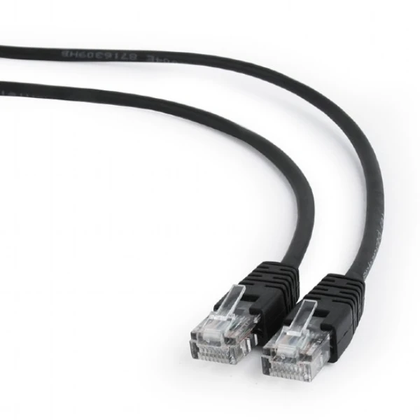 Patch cord cablexpert pp12-5m/bk, cat5e utp, 5m, negru 6