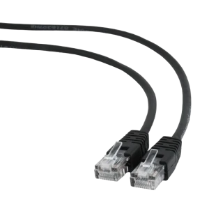 Patch cord cablexpert pp12-5m/bk, cat5e utp, 5m, negru Thumbnail 3