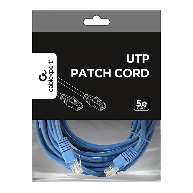 Patch cord cablexpert pp12-5m/b, cat5e utp, 5m, albastru 6