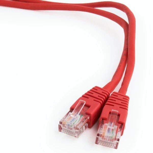 Патч-корд cablexpert pp12-5m/r, cat5e utp, 5м, красный 3