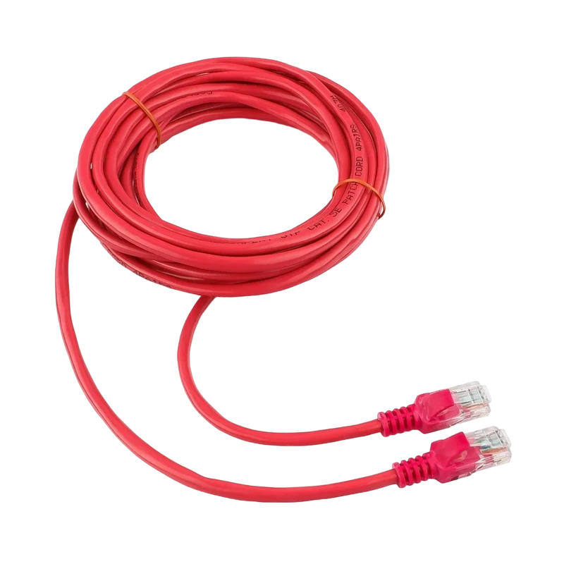 Патч-корд cablexpert pp12-5m/r, cat5e utp, 5м, красный 5