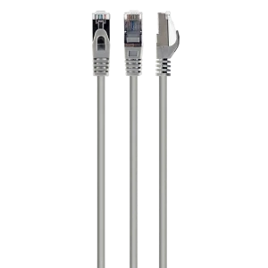 Патч-корд cablexpert pp6-0.5m, cat6 ftp , 0,5м, серый