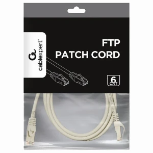 Patch cord cablexpert pp6-2m, cat6 ftp , 2m, gri Thumbnail 4