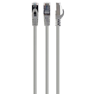 Патч-корд cablexpert pp6-2m, cat6 ftp , 2м, серый