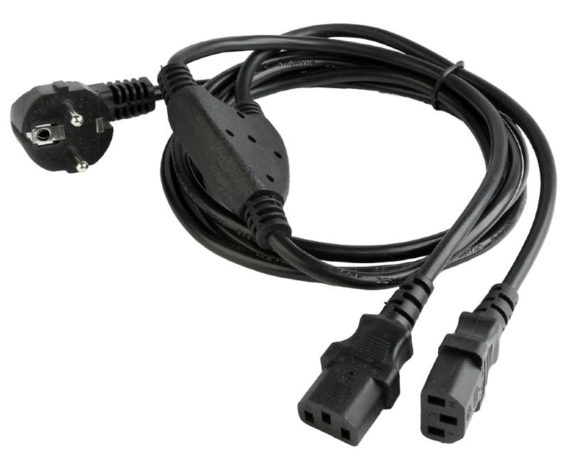 Шнур питания cablexpert pc-186-ml6, 2 м, чёрный 2