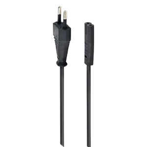 Шнур питания cablexpert pc-184-vde, 1,8м, чёрный