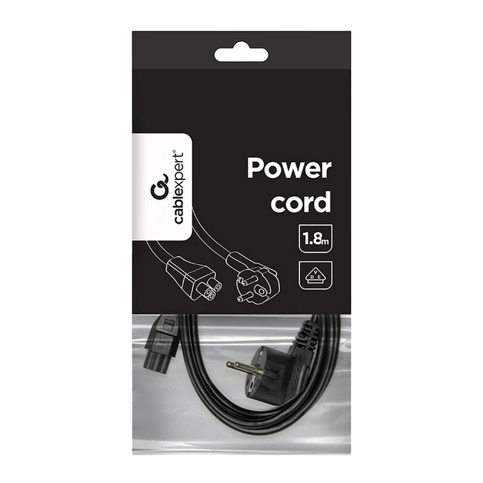 Cablu de alimentare cablexpert pc-186-ml12, 1.8 m, negru 4