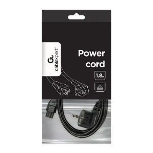 Cablu de alimentare cablexpert pc-186-ml12, 1.8 m, negru Thumbnail 4