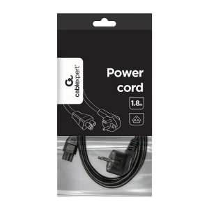Cablu de alimentare cablexpert pc-186-ml12, 1.8 m, negru Thumbnail 4