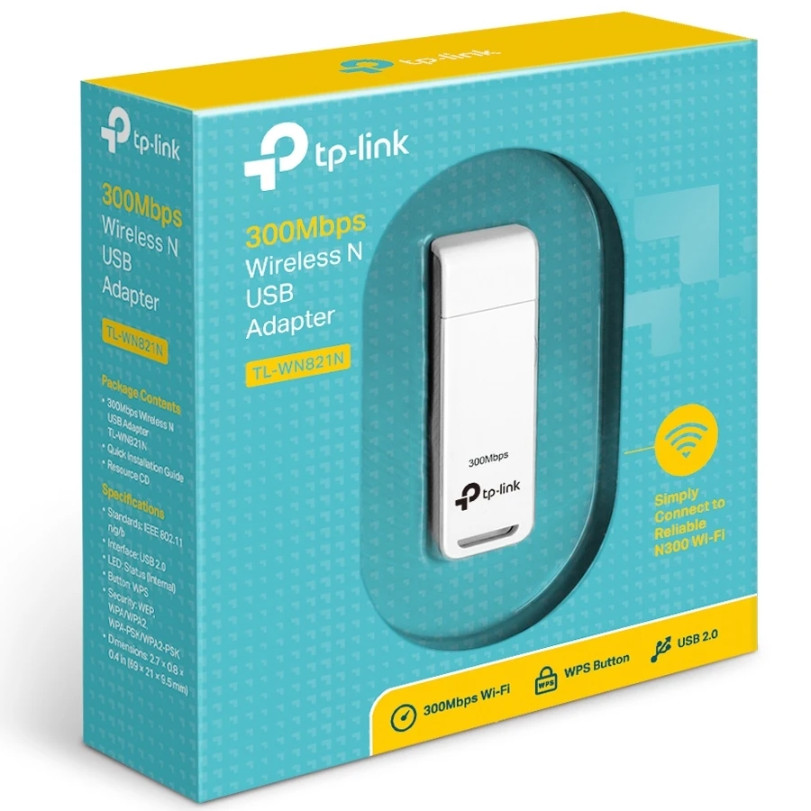 Usb aдаптер tp-link tl-wn821n 4