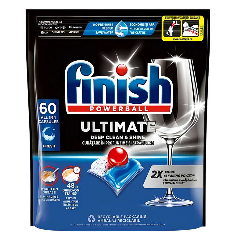 Капсулы finish ultimate fresh, 60 шт 2