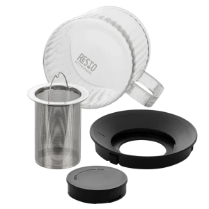 Ceainic cu infuzor resto 90517, 1l, negru Thumbnail 7
