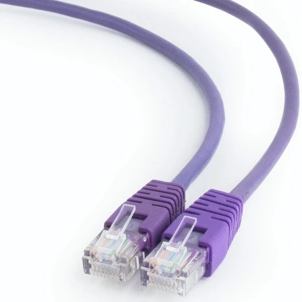 Patch cord cablexpert pp12-2m/v, cat5e utp, 2m, violet 4