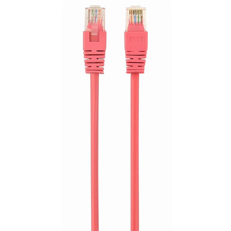Патч-корд cablexpert pp12-3m/ro, cat5e utp, 3м, розовый 3