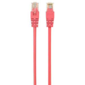 Патч-корд cablexpert pp12-3m/ro, cat5e utp, 3м, розовый