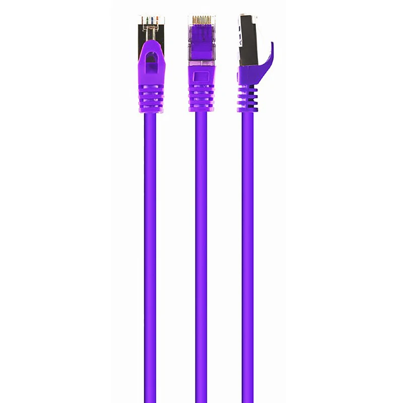 Патч-корд cablexpert pp6-0.5m/v, cat6 ftp , 0,5м, фиолетовый 2