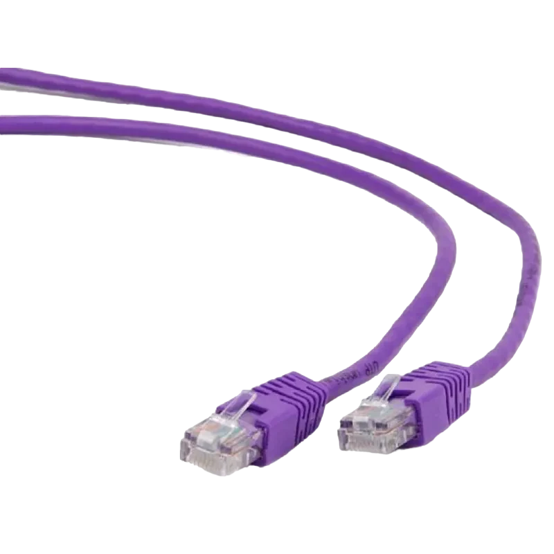 Патч-корд cablexpert pp6-0.5m/v, cat6 ftp , 0,5м, фиолетовый 6