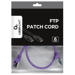 Патч-корд cablexpert pp6-0.5m/v, cat6 ftp , 0,5м, фиолетовый Thumbnail 5