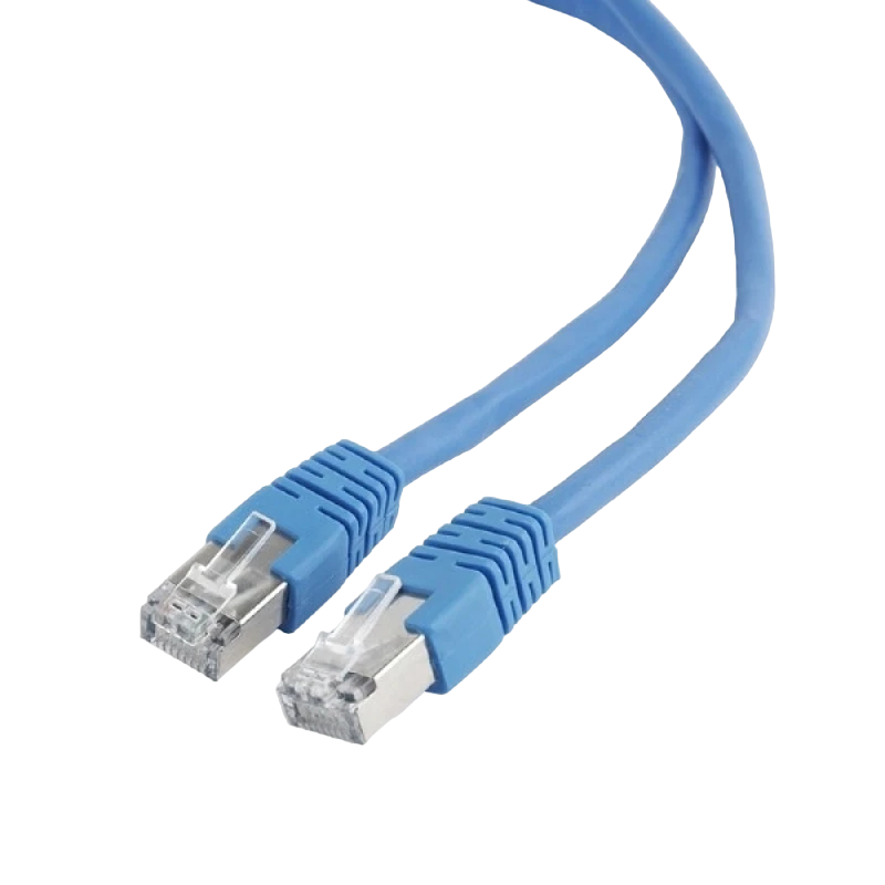 Патч-корд cablexpert pp6-3m/b, cat6 ftp , 3м, синий 5