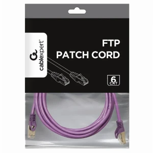 Патч-корд cablexpert pp6-3m/v, cat6 ftp , 3м, фиолетовый Thumbnail 7