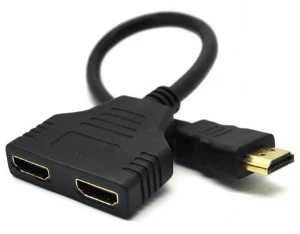 Adaptor video cablexpert dsp-2ph4-04, hdmi (m) - , 0,1m, negru Thumbnail 2