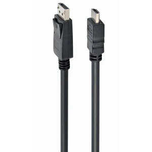 Видео кабель cablexpert cc-dp-hdmi-1m, displayport (m) - hdmi (m), 1м, чёрный Thumbnail 2