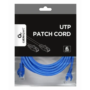 Патч-корд cablexpert pp6u-5m/b, cat6 utp, 5м, синий Thumbnail 3