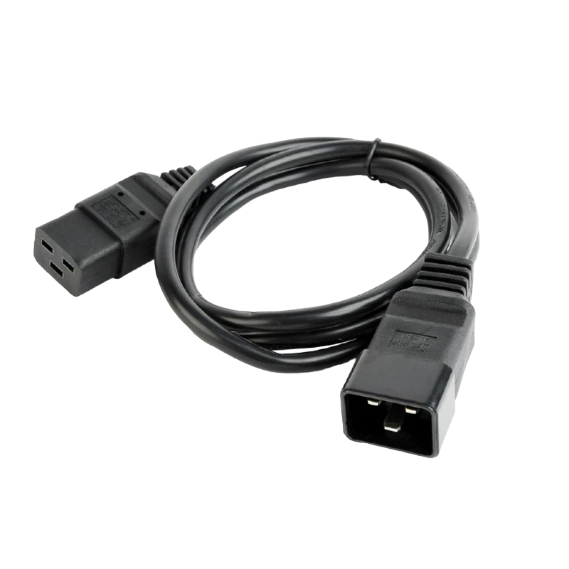 Шнур питания cablexpert pc-189-c19, 1,5м, чёрный 2