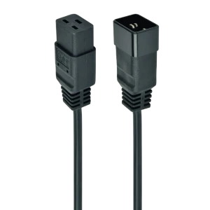 Шнур питания cablexpert pc-189-c19, 1,5м, чёрный