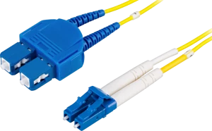 Patch cord apc electronic sc-lc-3s, 3m, galben