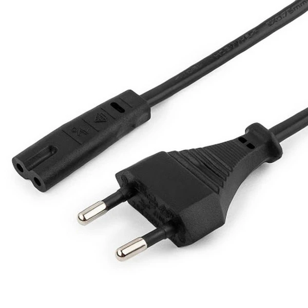 Шнур питания cablexpert pc-184/2, 1.8 м, чёрный 3