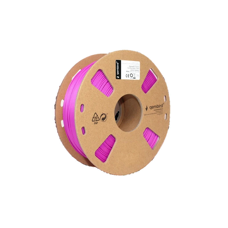 Filament pentru imprimantă 3d gembird 3dp-pla1.75-01-pr, pla, roz , 1.75 mm, 1kg 2