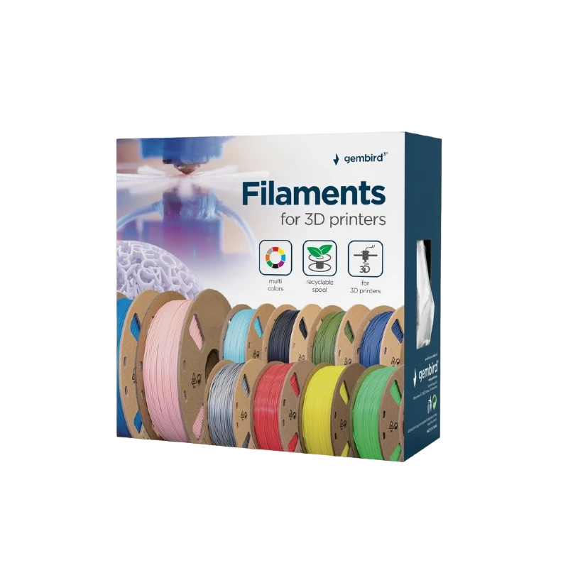 Filament pentru imprimantă 3d gembird 3dp-pla1.75-01-pr, pla, roz , 1.75 mm, 1kg 4
