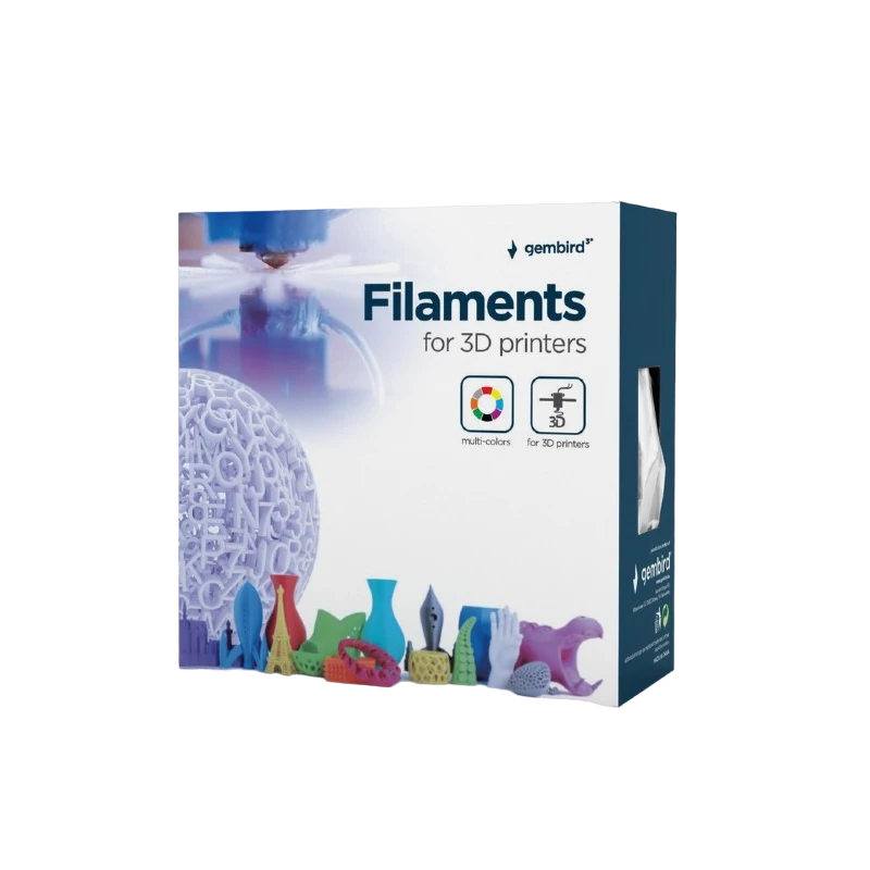 Filament pentru imprimantă 3d gembird 3dp-pla1.75-01-pr, pla, roz , 1.75 mm, 1kg 3